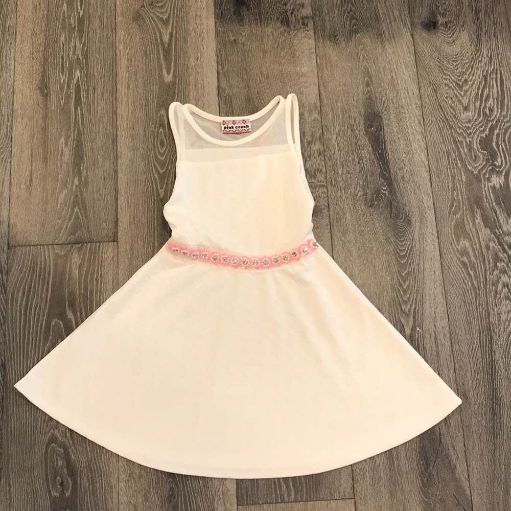 Girls Off White Dress